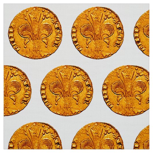 ANTIQUE GOLD FLORENTINE FORINT STOFF (Muster)