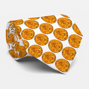 ANTIQUE GOLD FLORENTINE FORINT White Krawatte