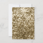 Antique Gold Frame Navy Blue Islamische Hochzeit RSVP Karte (Rückseite)