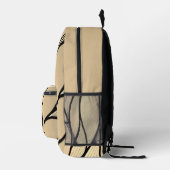 Antique Gold Hues Creative Verlass Pattern Bedruckter Rucksack (Rechts)