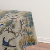 Antique, Gold, Seide, Natur, Malerei, asiatisch, V Tischdecke (Beispiel)