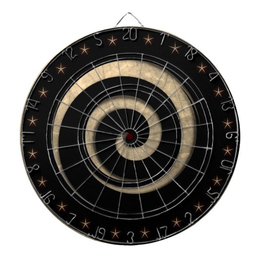 Antique Gold Spiral Regulation Dartscheibe (vorne)