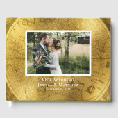 Antique Gold Wedding Gästebuch (Vorderseite)