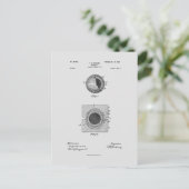 Antique Golf Ball 1902, Patent Zeichnend Postkarte (Stehend Vorderseite)