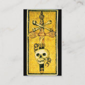 ANTIQUE GOTHISCHE ZIELE, ACE-ÄRE VON SCHWERTERN, s Visitenkarte (Rückseite)