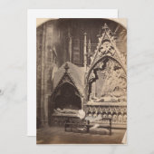 Antique Grab Foto Custom Halloween Einladung (Vorne/Hinten)