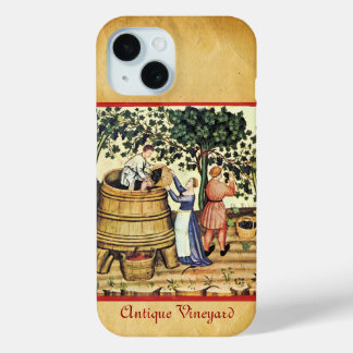 ANTIQUE GRAPE VINEYARD HARVEST PARCHMENT Case-Mate iPhone HÜLLE