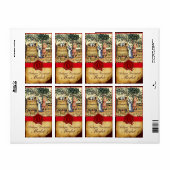 ANTIQUE GRAPE VINEYARD HARVEST WAX SIEGEL MONOGRAM (Vorne)