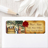 ANTIQUE GRAPE VINEYARD HARVEST WAX SIEGEL MONOGRAM (Insitu)