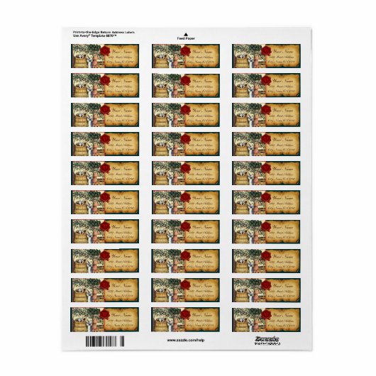 ANTIQUE GRAPE VINEYARD HARVEST WAX SIEGEL MONOGRAM (Vorne)