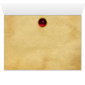 ANTIQUE GRAPE VINEYARD WEIN VERSUCHEN ROTES WAX SI (Innenansicht Horizontal (Unten))