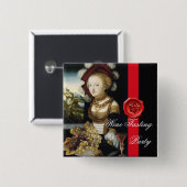 ANTIQUE GRAPE VINEYARD WINE TESTEN PARTY WAX SIEGE BUTTON (Vorne & Hinten)