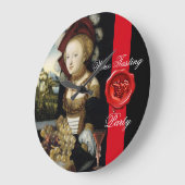 ANTIQUE GRAPE VINEYARD WINE TESTEN PARTY WAX SIEGE GROßE WANDUHR (Winkel)