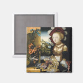 ANTIQUE GRAPE VINEYARD WINE TESTEN PARTY WAX SIEGE MAGNET (Vorderseite/Rückseite)