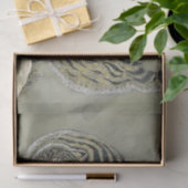 Antique Gray Tiger Minhwa Seidenpapier (Geschenk)