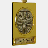 ANTIQUE GREEK HONEY BEE GODDESS Banner-Ornament GOLD (Rechts)