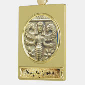 ANTIQUE GREEK HONEY BEE GODDESS Banner-Ornament GOLD (Links)