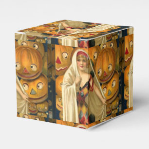 Antique Halloween Kürbislaterne Kostüm Frau Geschenkschachtel