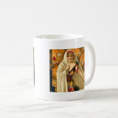Antique Halloween Kürbislaterne Kostüm Frau Kaffeetasse (VorderseiteRechts)