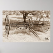 Antique Hay Rake Poster (Vorne)