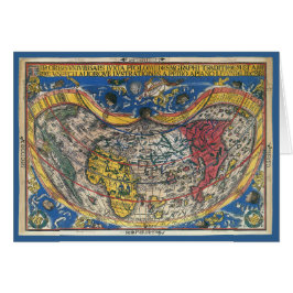Antique Heart Shaped World Map von Peter Apian 152