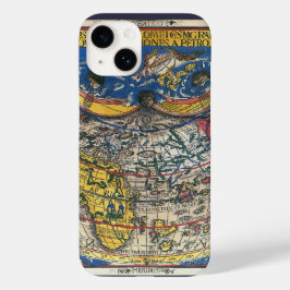 Antique Heart Shaped World Map von Peter Apian 152 Case-Mate iPhone 14 Hülle