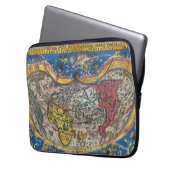 Antique Heart Shaped World Map von Peter Apian 152 Laptopschutzhülle (Vorderseite Links)