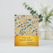 ANTIQUE HONEY BIE BEEKEEPER,BLENKENPOSTKARTE POSTKARTE (Stehend Vorderseite)