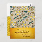 ANTIQUE HONEY BIE BEEKEEPER,BLENKENPOSTKARTE POSTKARTE (Vorne/Hinten)