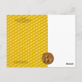 ANTIQUE HONEY BIE BEEKEEPER,BLENKENPOSTKARTE POSTKARTE (Rückseite)