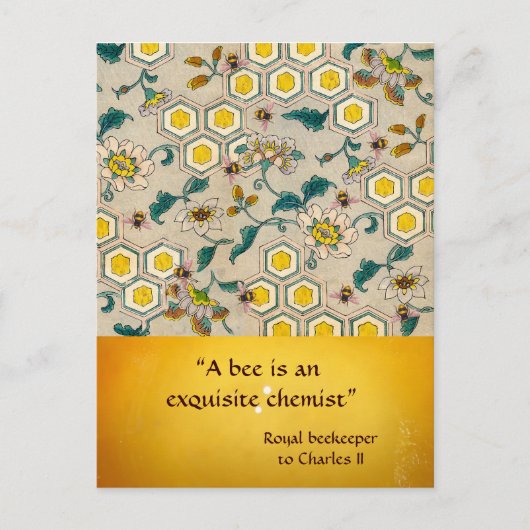 ANTIQUE HONEY BIE BEEKEEPER,BLENKENPOSTKARTE POSTKARTE (Vorderseite)