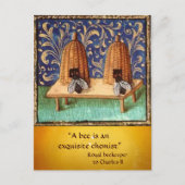 ANTIQUE HONEY BIE BEEKEEPER, HALTUNG POSTKARTE (Vorderseite)