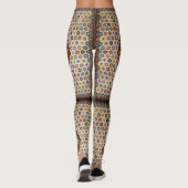 Antique Honeycomb Quilt Pattern - Kunstgewerbe Leggings (Rückseite)