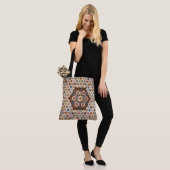 Antique Honeycomb Quilt Pattern - Kunstgewerbe Tasche (Am Model)
