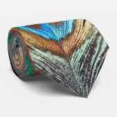 Antique Hues Peacock Feather Krawatte (Gerollt)