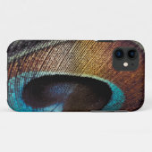 Antique Hues Peacock Federauge Auge Case-Mate iPhone Hülle (Rückseite (Horizontal))