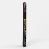 Antique Hues Peacock Federauge Auge Case-Mate iPhone Hülle (Hinten/Rechts)