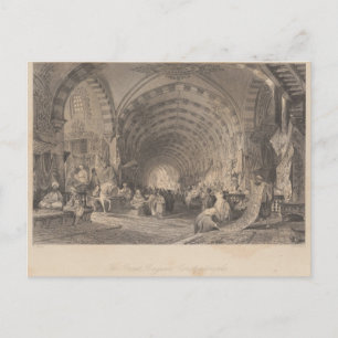 Antique Istanbul Constantinopel Grosser Basar Postkarte