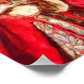 ANTIQUE ITALIENISCHE PUPPETS MASQUERADE COSTUME PA POSTER (Ecke)