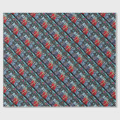 ANTIQUE ITALIENISCHE PUPPETS MASQUERADE MASKEN,KOS GESCHENKPAPIER (Flach)