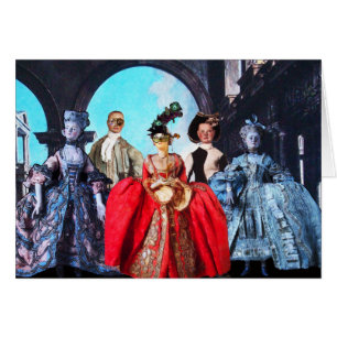 ANTIQUE ITALIENISCHE PUPPETS MASQUERADE MASKS COST