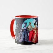 ANTIQUE ITALIENISCHE PUPPETS MASQUERADE MASKS COST TASSE (Vorderseite Links)