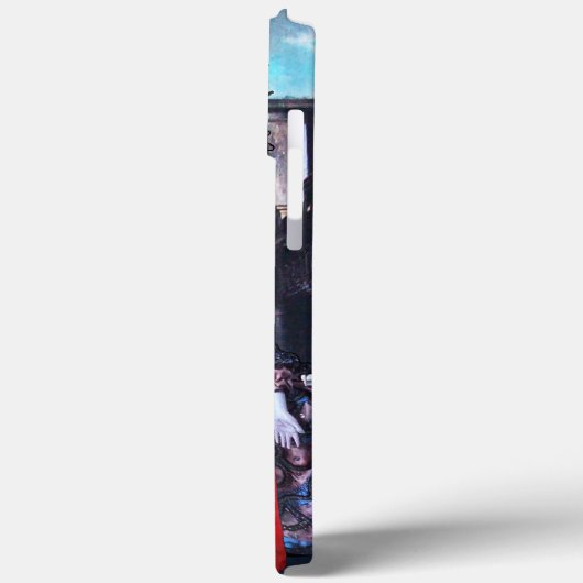 ANTIQUE ITALIENISCHE PUPPETS UND MASKEN MASQUERADE Case-Mate iPhone HÜLLE (Rückseite / Links)