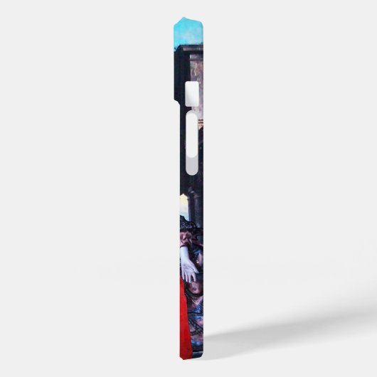 ANTIQUE ITALIENISCHE PUPPETS UND MASKEN MASQUERADE Case-Mate iPhone HÜLLE (Rückseite / Links)