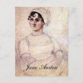 Antique Jane Austen Portrait Postkarte (Vorderseite)