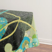ANTIQUE JAPANESE BLUME Aqua Tischdecke (Beispiel)