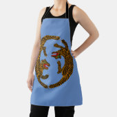 Antique japanische Folk Art Tigers Schürze (InSitu)