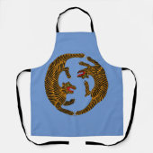 Antique japanische Folk Art Tigers Schürze (Vorderseite)