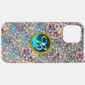 ANTIQUE JEWELS,GEMSTONS,PEARLS,ANGELN-MONOGRAMM Case-Mate iPhone HÜLLE (Rückseite (Horizontal))