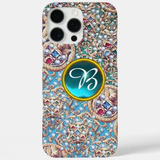 ANTIQUE JEWELS,GEMSTONS,PEARLS,ANGELN-MONOGRAMM iPhone 16 PRO MAX HÜLLE